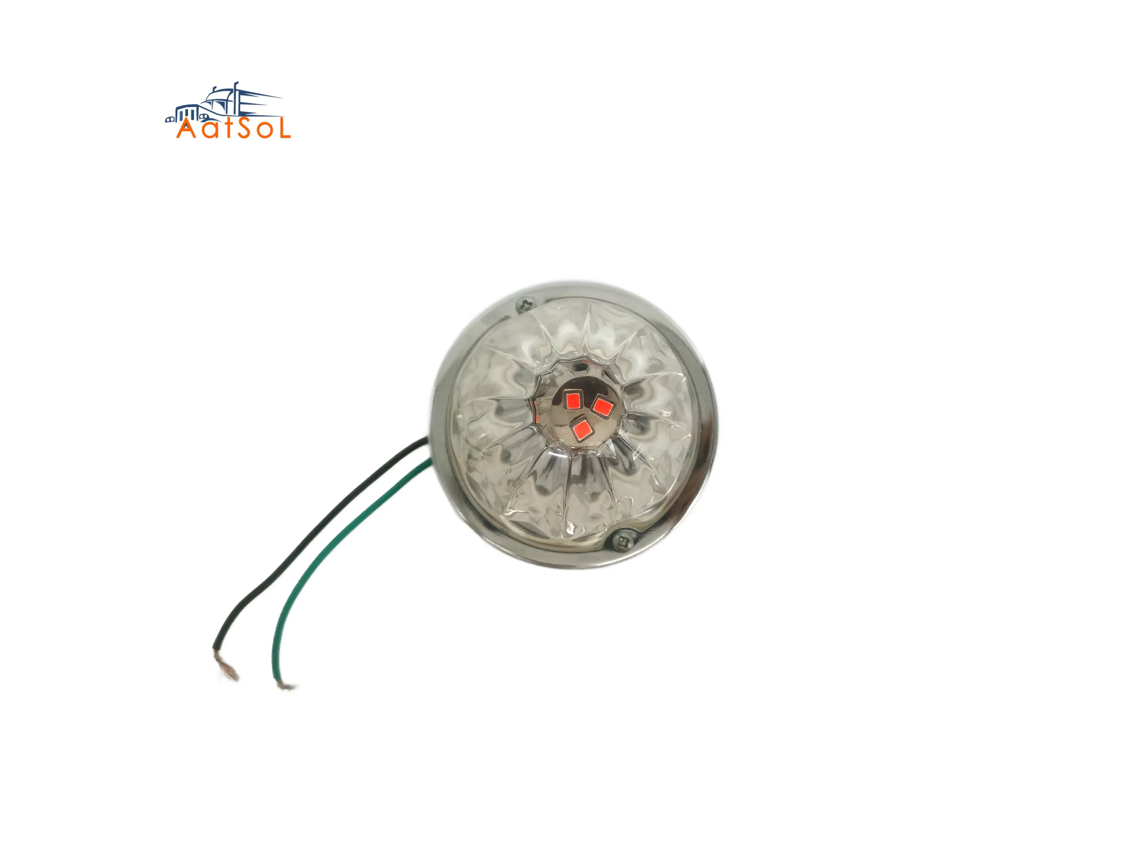 Светодиодный габаритный фонарь для грузовика 12В, красный