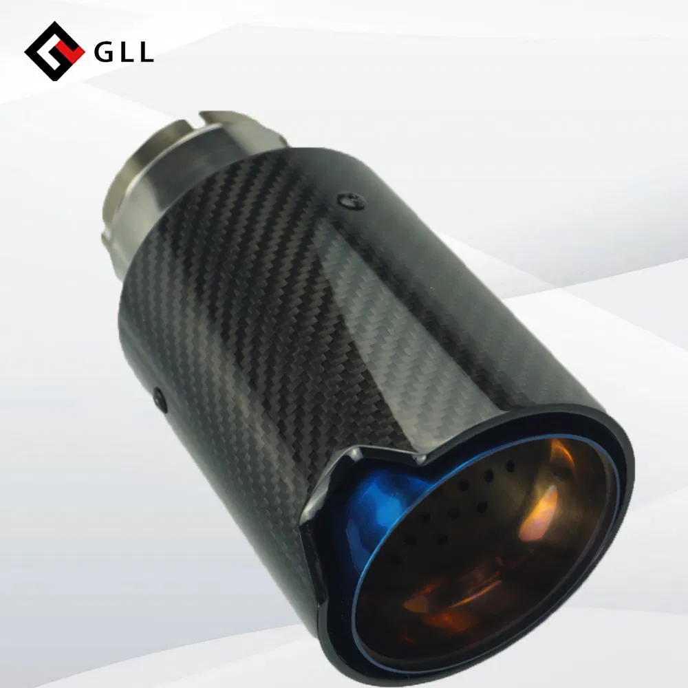 Универсальная насадка на выхлоп Y-образная из карбона