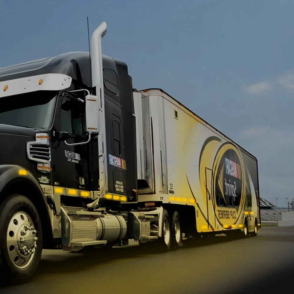 Прямоугольный янтарный светодиодный маркерный фонарь с отражателем