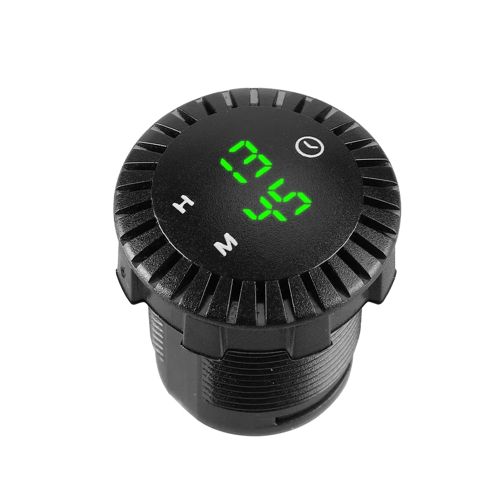 Светодиодные часы для авто с сенсорным управлением 12V/24V