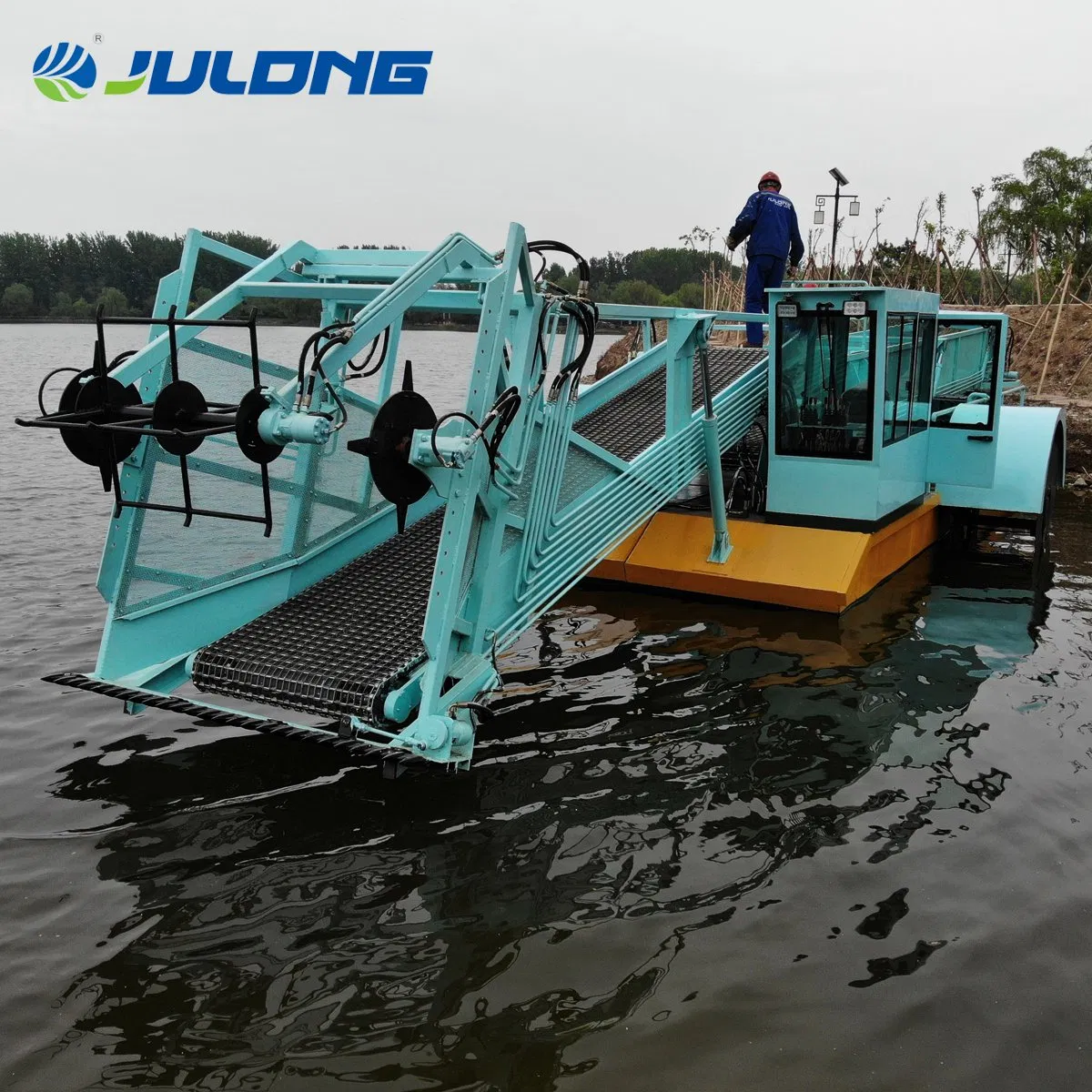 Скиммер-сборщик водных растений JULONG-AWH85