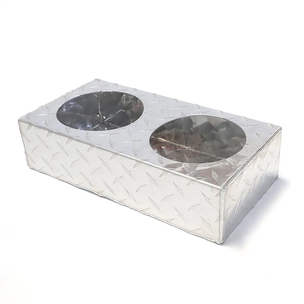 Diamond Aluminum Dual Round Truck Light Box with 2mm Thickness Used on Roll off Truck