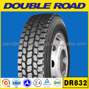 Double Road 11r24.5 16pr Chinese Tyre Pneu Dr832 Truck Tires Pneus 11r24.5 Good Quality