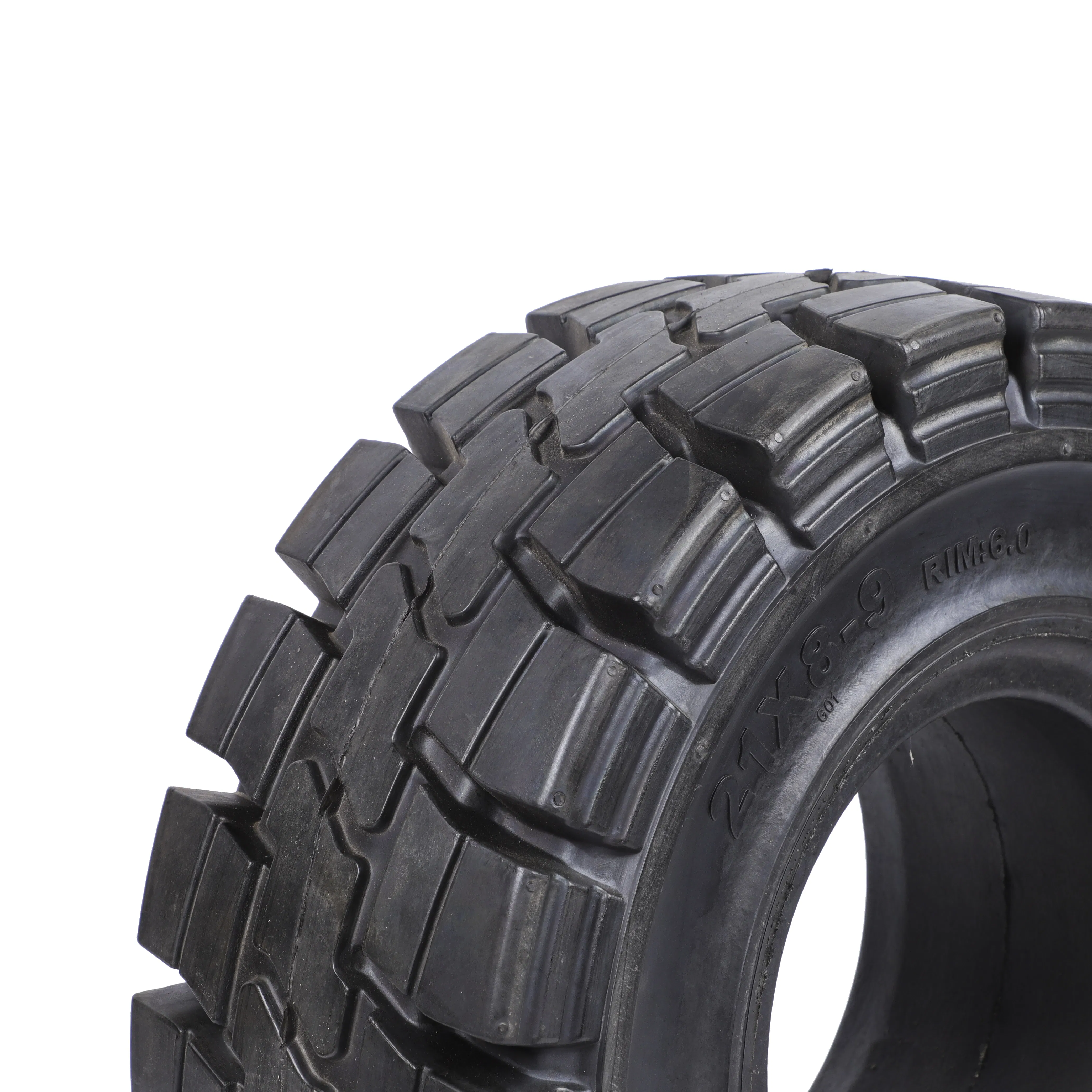 Шина цельнолитая 21*8-9G для погрузчика