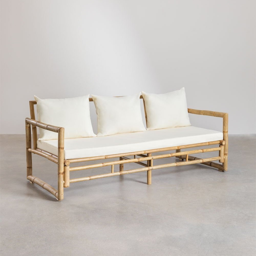 Premium Quality Natural Bamboo Furniture Set: Sofa, Armchair, Couch, and Table for Export