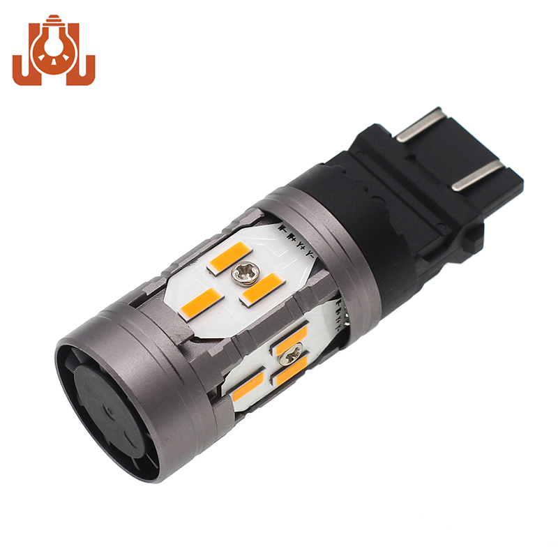 Светодиодная лампа указателя поворота 3157 Amber Canbus