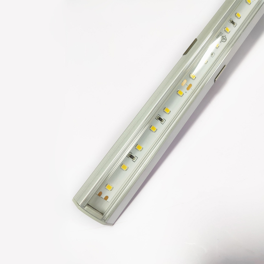 Factory Manufacturer Magnet LED Strip with SMT2835 Lamp 12V24V 153LEDs Hard Light Article Lights Aluminium Shell +PC Cover