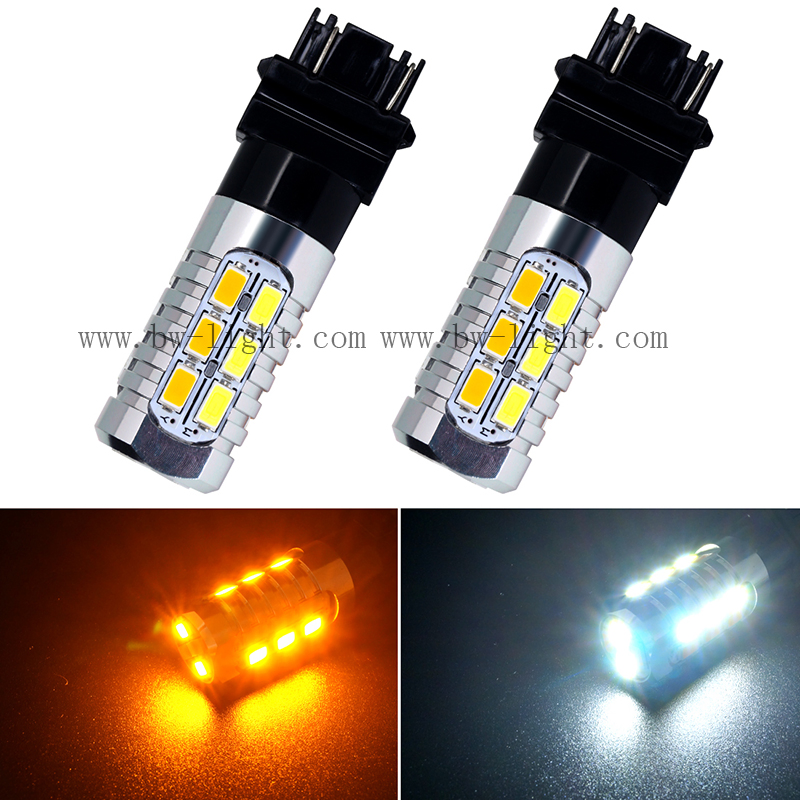 Двухцветная светодиодная лампа T20/S25 для авто