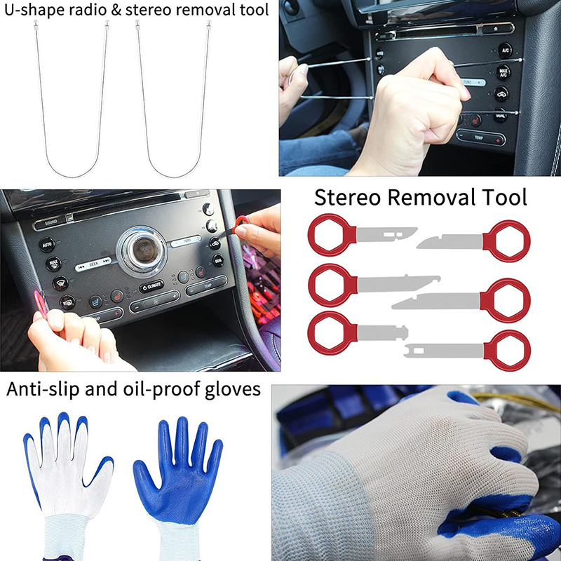 203 pcs Car Audio and Instrument Panel Disassembly Tool Set