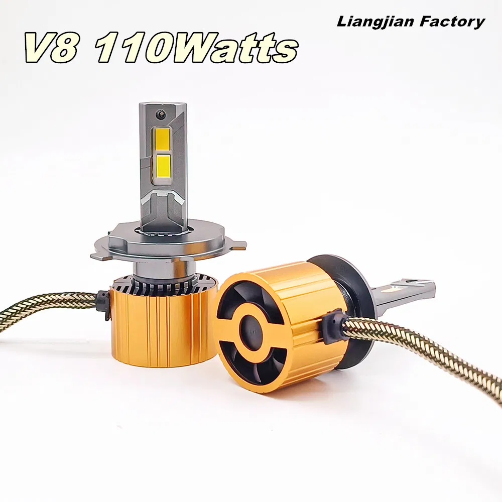 Светодиодные фары V8 110W 24V Dual Color для авто