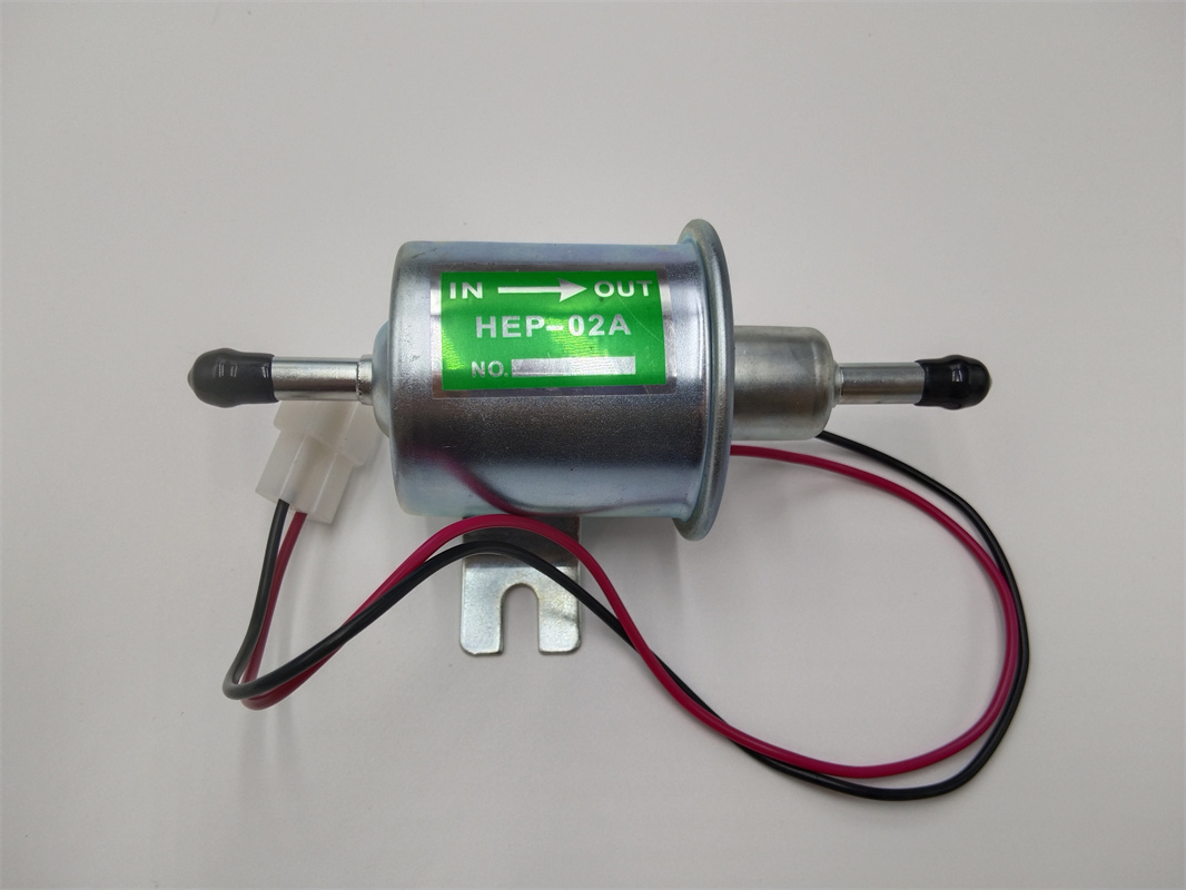 Hep02A Gas Diesel Inline Low Pressure Electric Fuel Pump Silvery