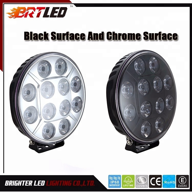 Тонкие круглые светодиодные фары R112 R7, 12В