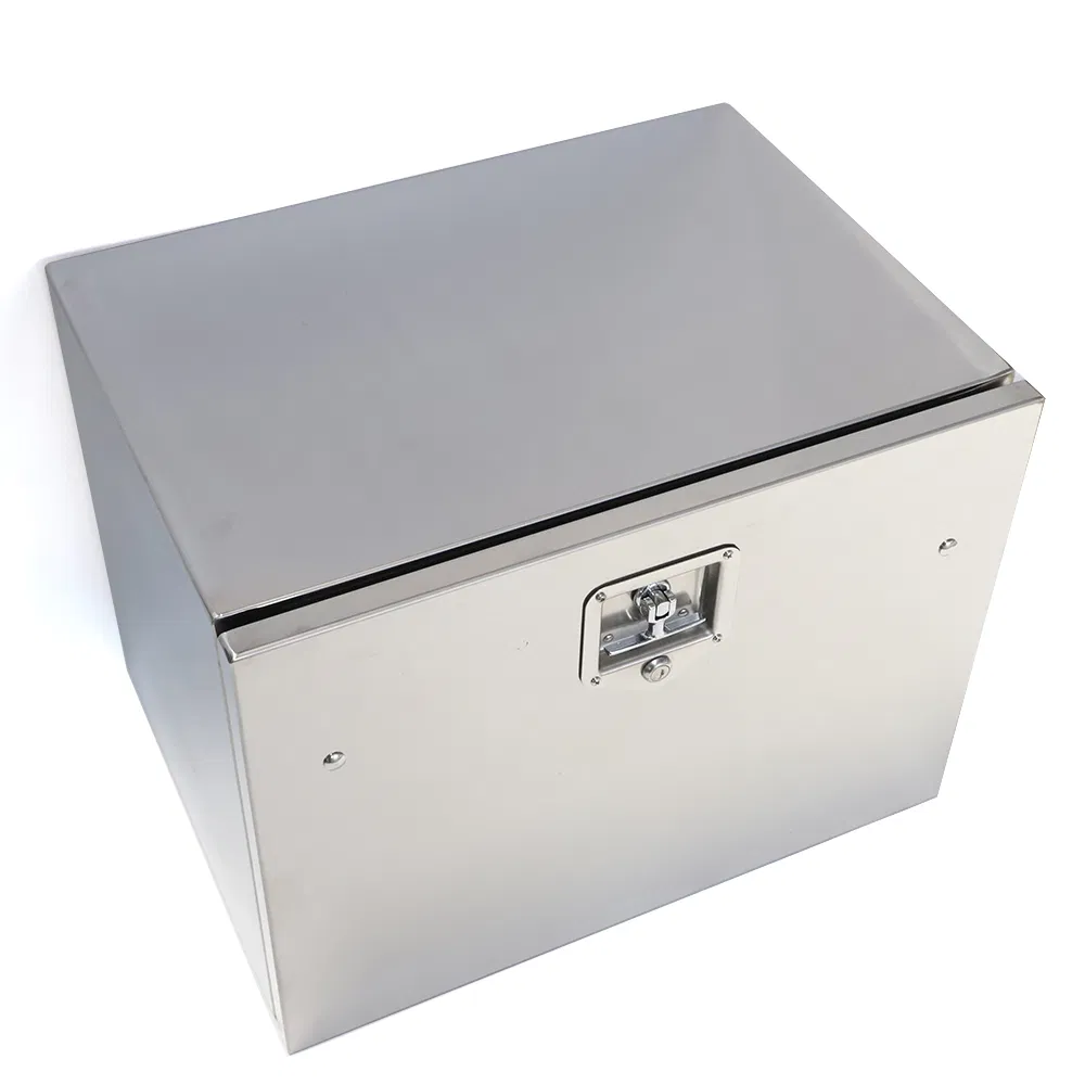 Stainless Steel Truck Tool Box, Truck Tool Box with Lock 18"X 18" X 24"