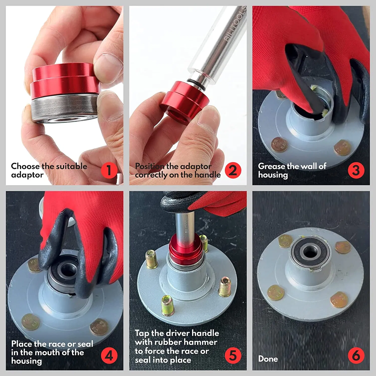 Viktec 33PC Master Bushing Bearing Seal Removal Installation Driver Set Tool Kit