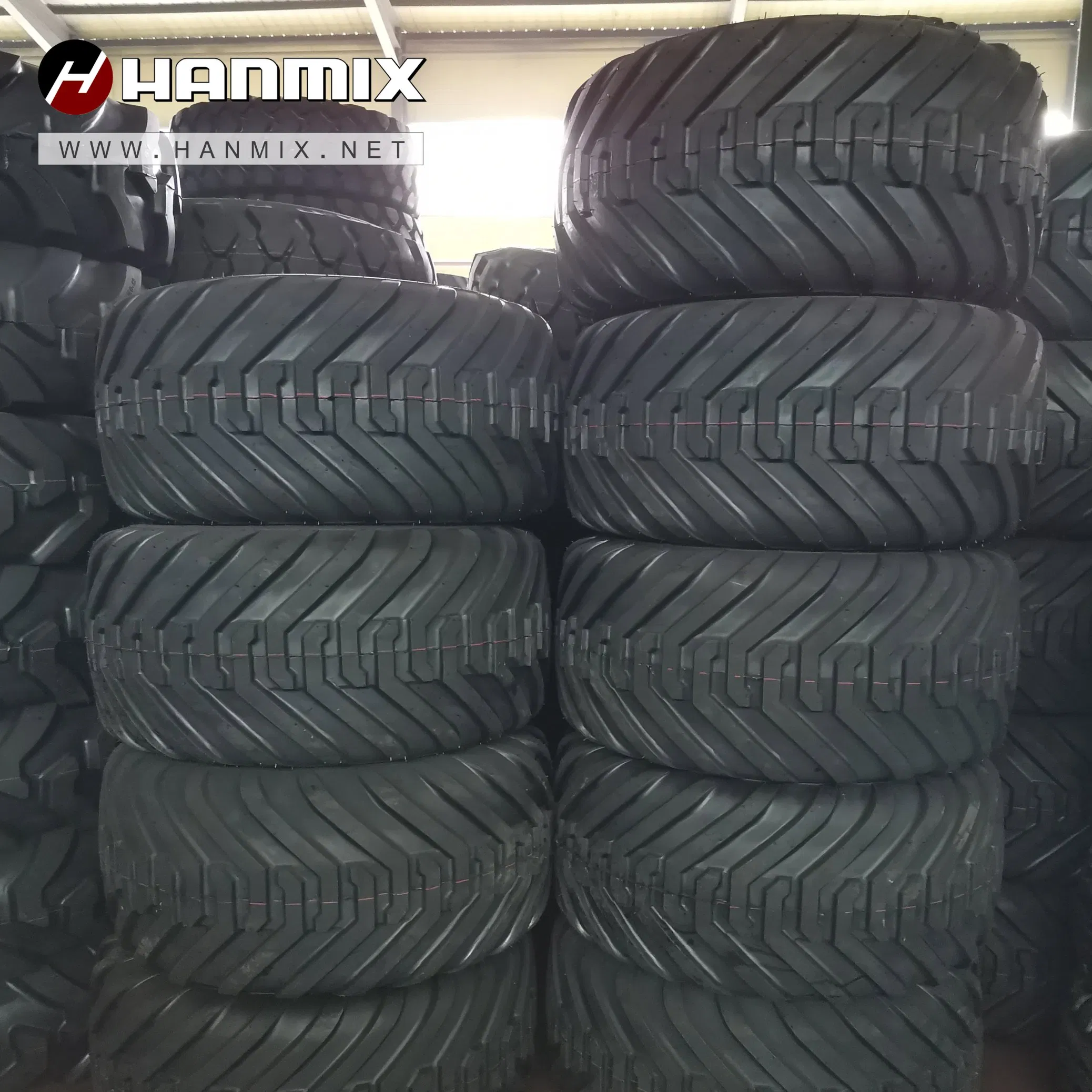 Hanmix R1/R2/R3/F1/F2/F3/I1 Paddy Shattercrane Implement Irrigation Monster Truck High-Power Tractor Combine Harvester Farm Agriculture Tires 400/60-15.5tl