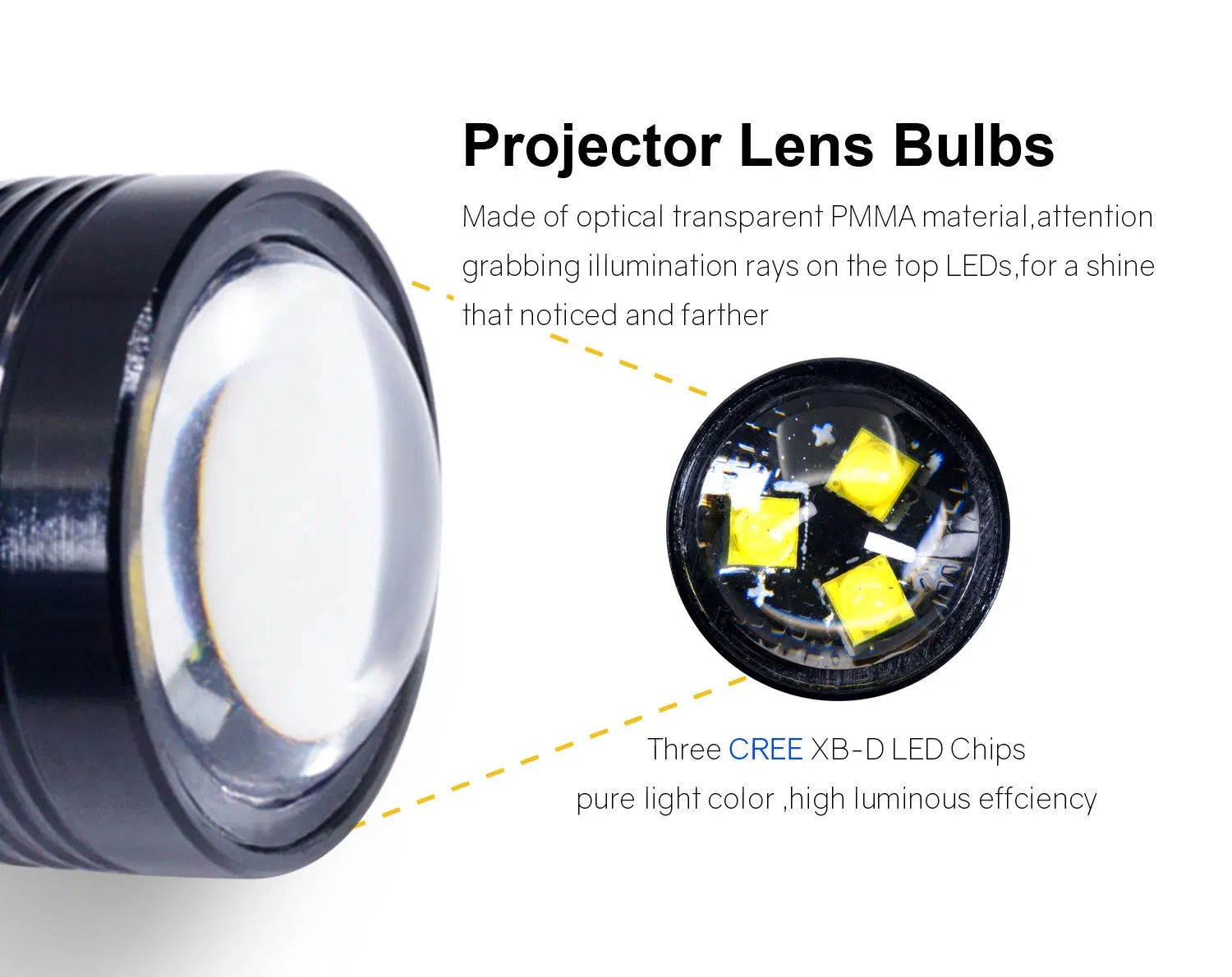 Светодиодный стоп-сигнал Bay15D для авто