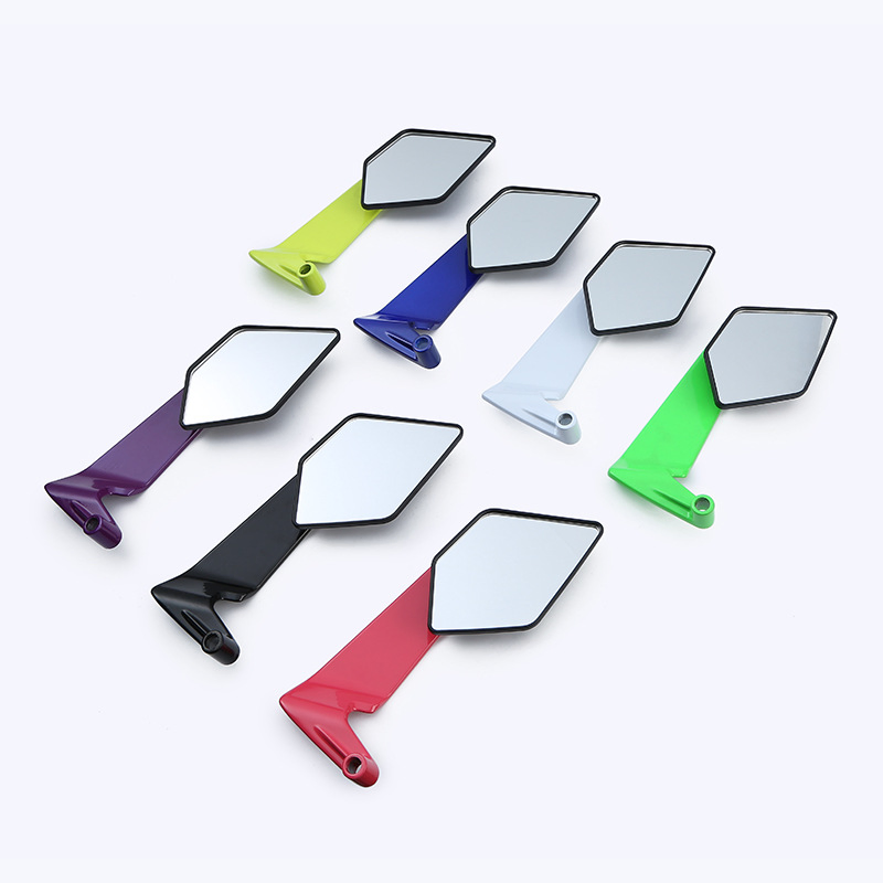 Colorful Wing Rearview Motorcycle Mirror Suitable for Motorbike ATV Ktm Modified Accessories Aluminum Alloy Rearview Mirror