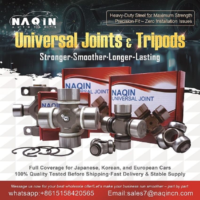 Made in China Price Naqin Auto Car Parts Universal Joint for Toyota Hiace Hilux Landcruiser Hyundai Nissan Suzuki Mitsubishi Canter Fuso Mercedes Benz Sprinter
