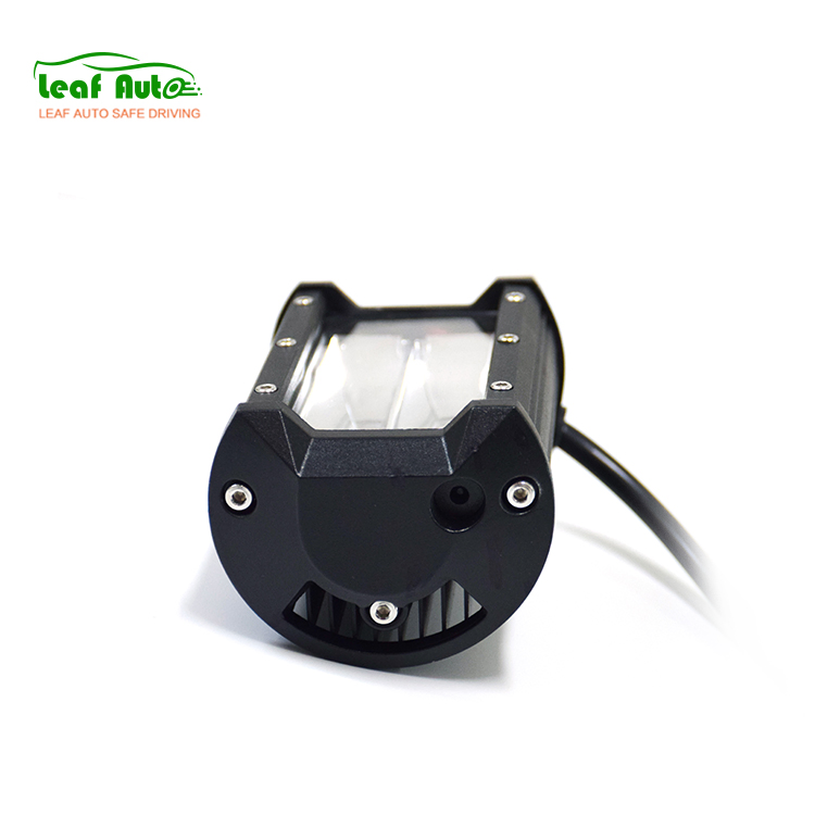 5inch 72W Spot Light Bar Work Light White Amber Offroad Light Bar for Offroad Truck Tractor 4X4 SUV Jeep ATV