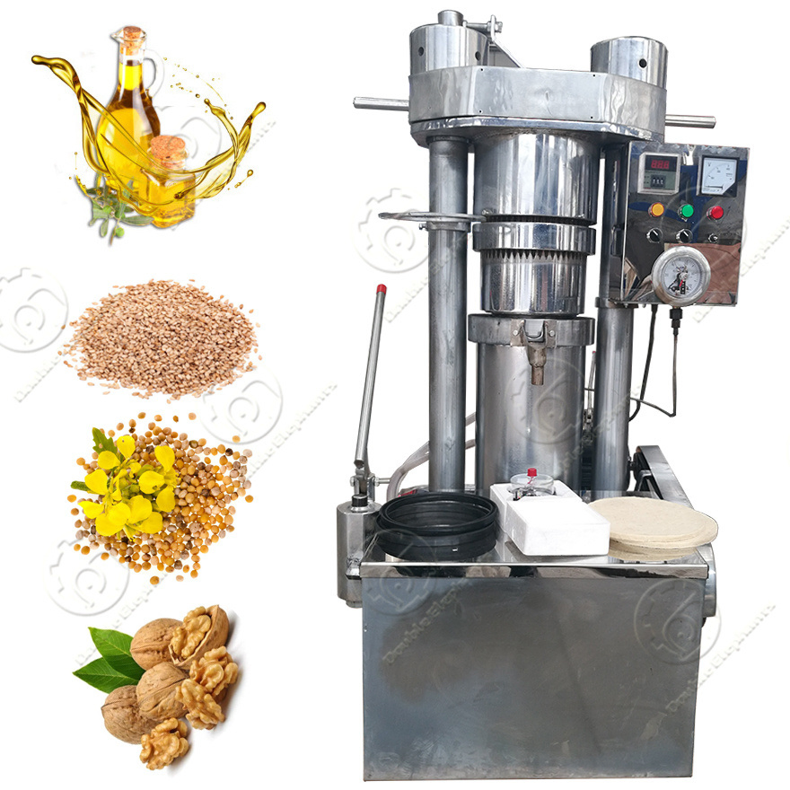 Гидравлический маслопресс 120кг/ч для орехов и семян