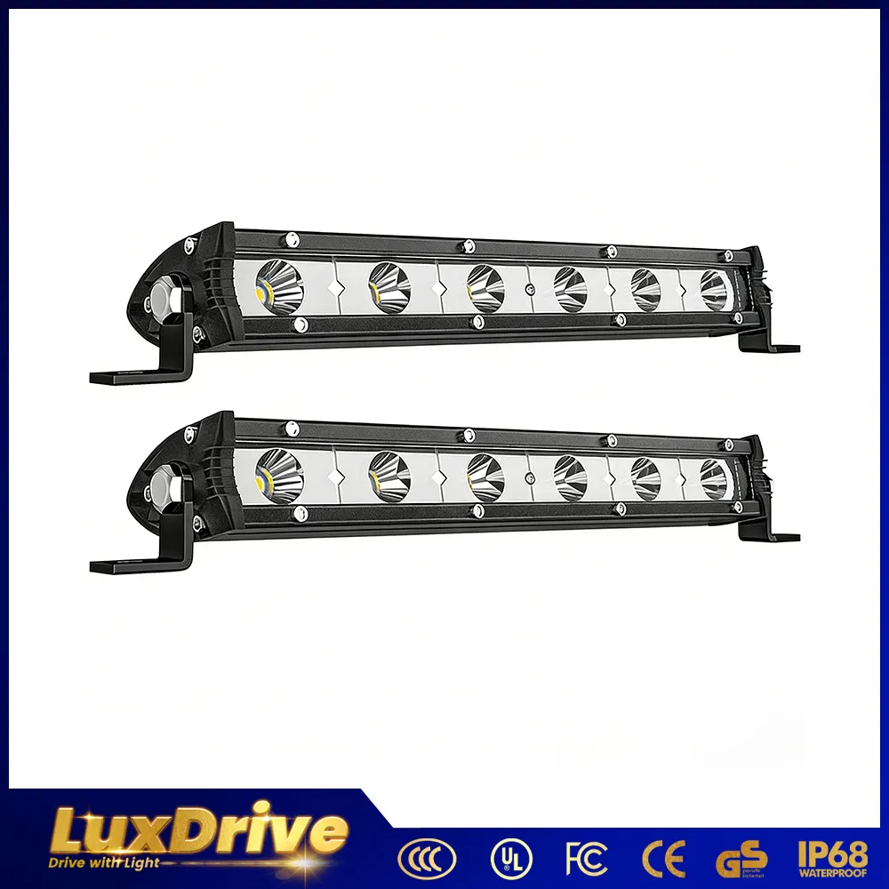 Ultra-Thin LED Light Bar 7-50 Inch Car Work Light Truck Farm Truck Auxiliary Light Offroad 4X4 Auto Lamps Factory