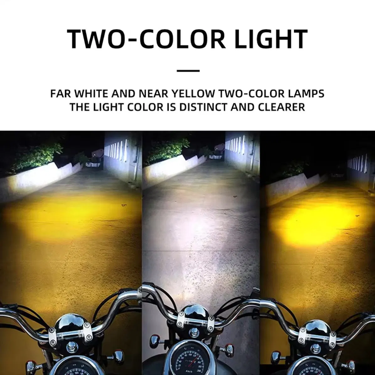 High Intensity Motorcycle LED Spot Lights Adjustable