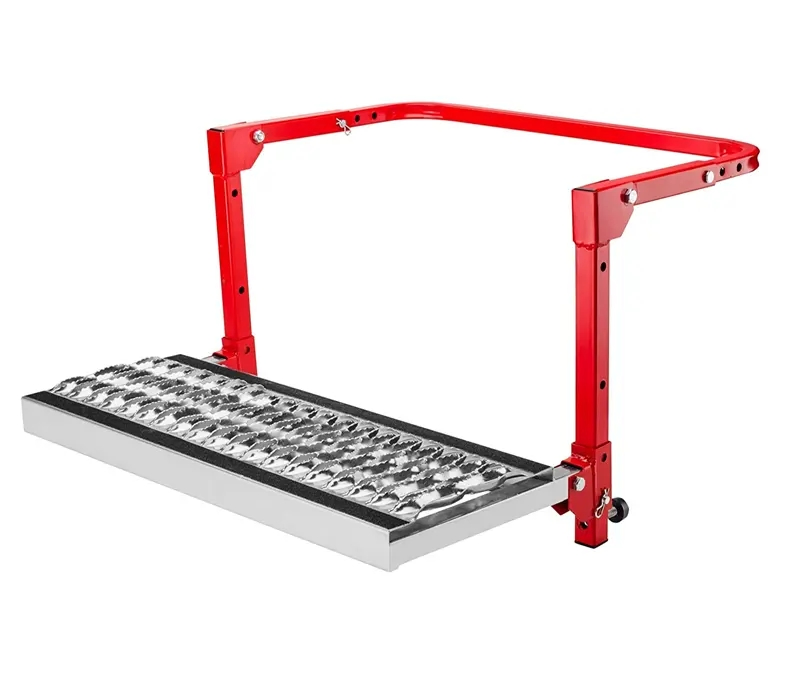 Heavy Duty Folding Aluminium Ladder for Tire and Wheel Services