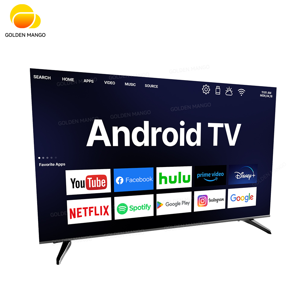Телевизор Smart Android 4K с закаленным стеклом 75–110 дюймов