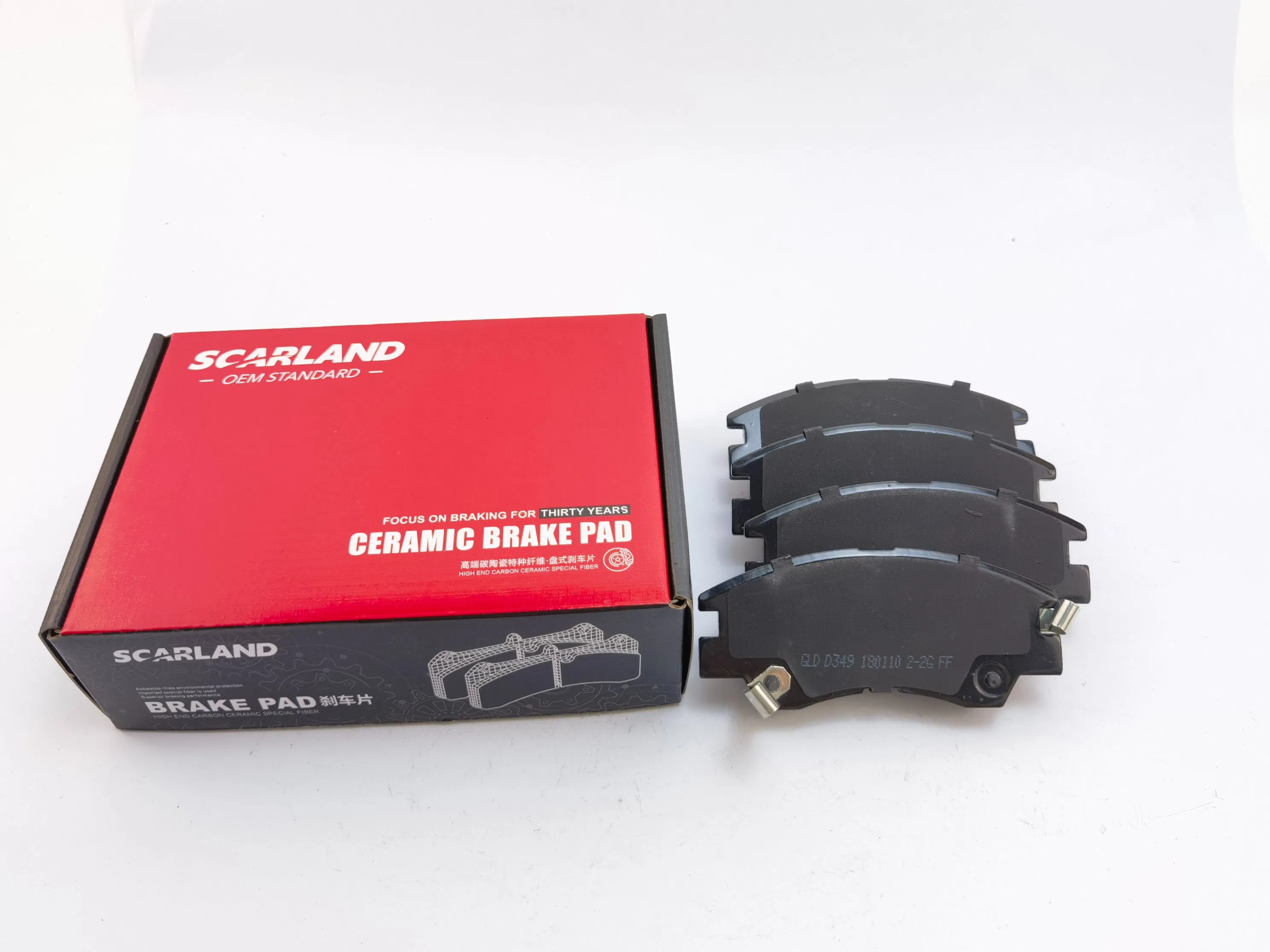 High Quality Ceramic Auto Front Brake Pads for Pajero (D349/MB500819/MB699087/MB699088/MR162523) Auto Accessory Factory