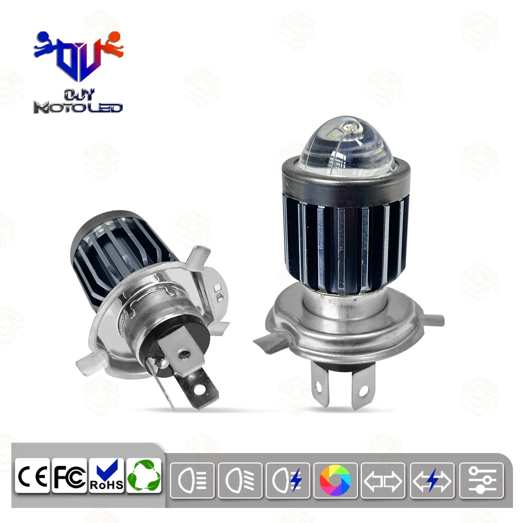 LED-фара H4-31XGP для авто, 4600 лм, адаптивная