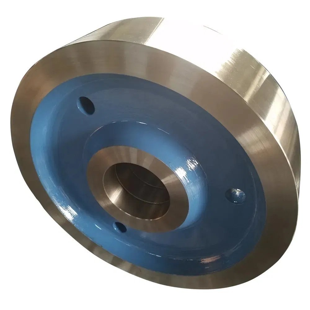 High Strength Hoist Gantry Bridge Overhead Crane Construction Sand Cast Steel Wheels