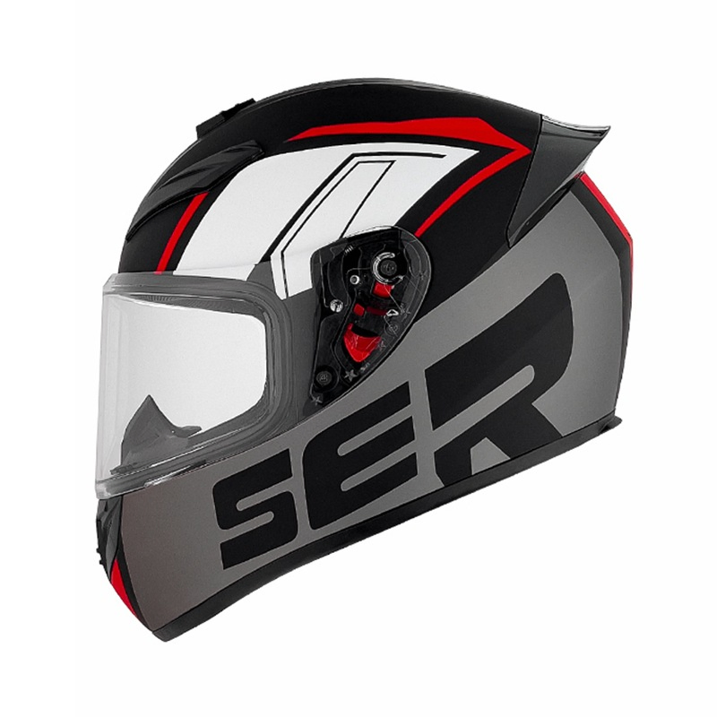 High Level ABS Motorcycle Riding Safety Helmet with Transparent Visor