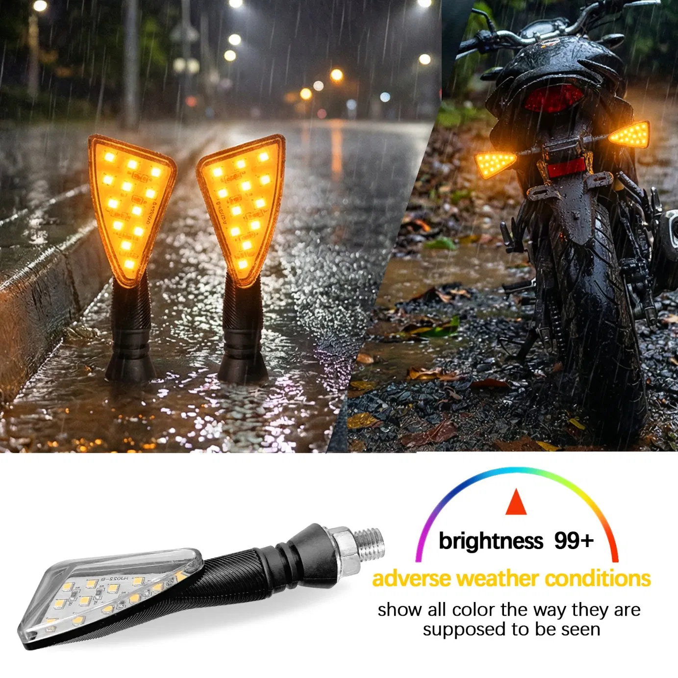 Светодиодные сигнальные огни для мотоцикла и авто