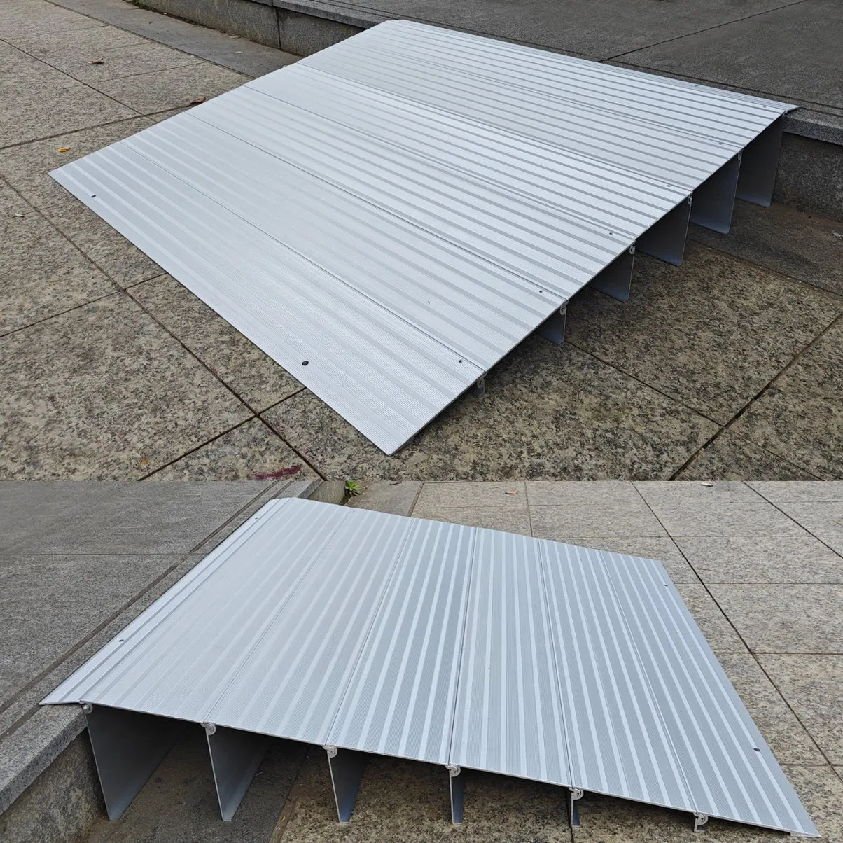 Aluminum Threshold Ramp for Wheelchairs Lightweight Family Stairs