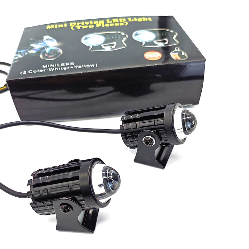 Мотофара LED двухцветная, сталь, 12-80V