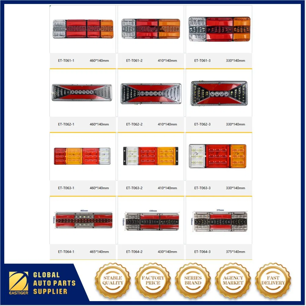Trailer LED Lamp/Light Truck LED Light/Lamp Waterproof IP67 12V-30V Tail Rear Lamp/Lights
