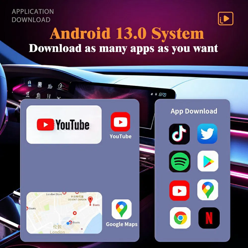Адаптер GT8 3 в 1 для Android Auto и CarPlay, 8+128 ГБ