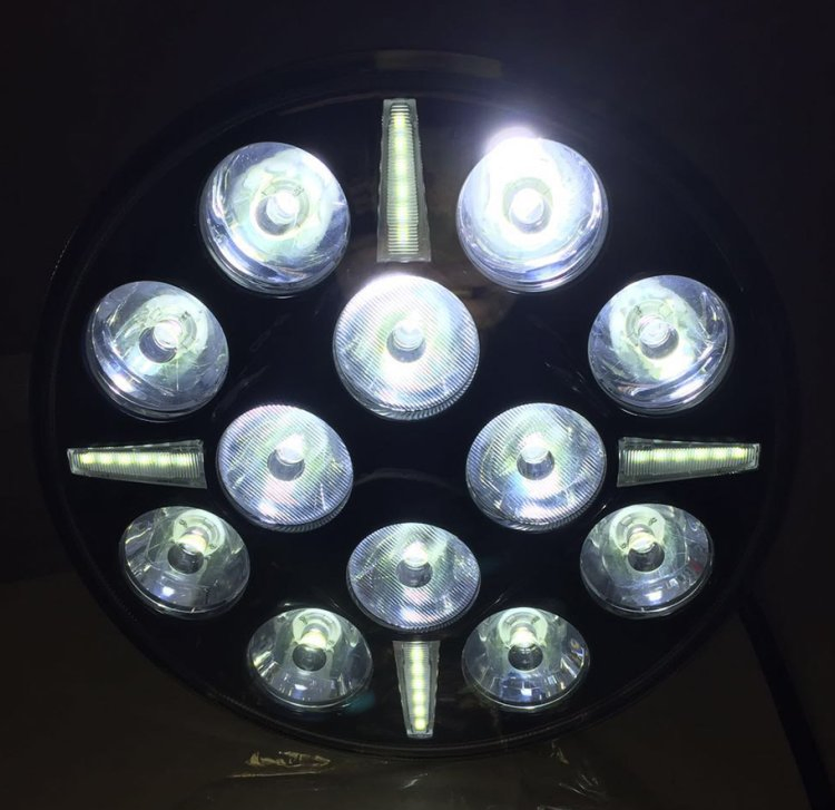 12V/24V 120W 9 Inch Round High Lumen 9600lm LED Driving Light Spot Offroad Driving Light