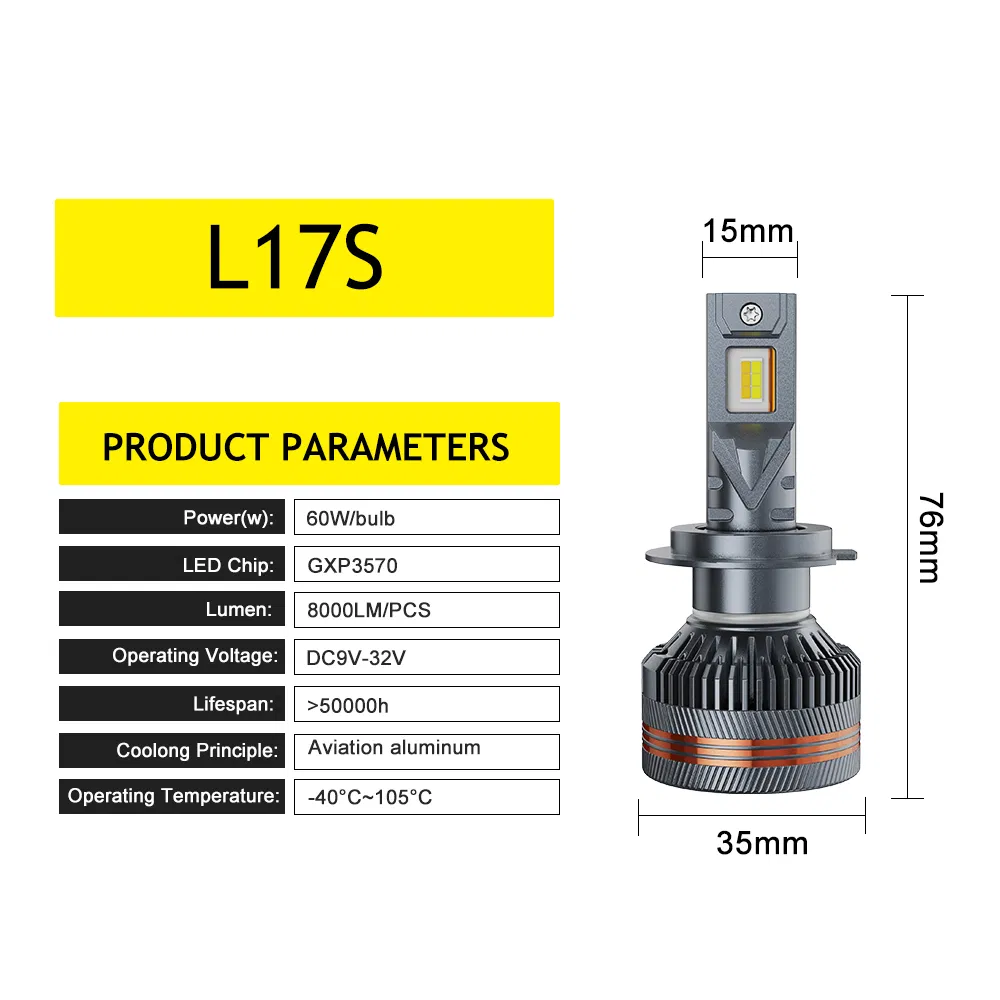 Wireless Controller Auto Headlight H1 H3 H4 H7 H11 H13 880 881 9005 9006 9007 9012 LED Light 120W Auto Car LED Headlight