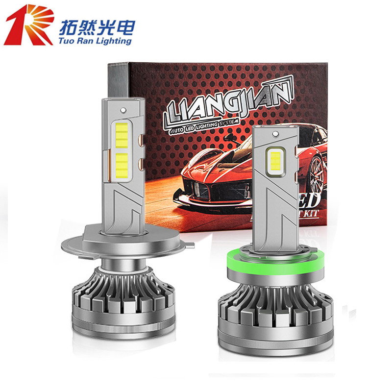 LED-фара H7 с двойной медной трубкой, 17000 лм