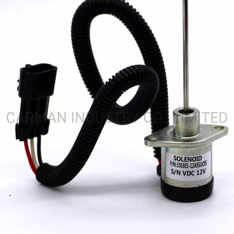 Соленоид отсечки топлива Kubota Z482 1503ES-12A5SUC9S