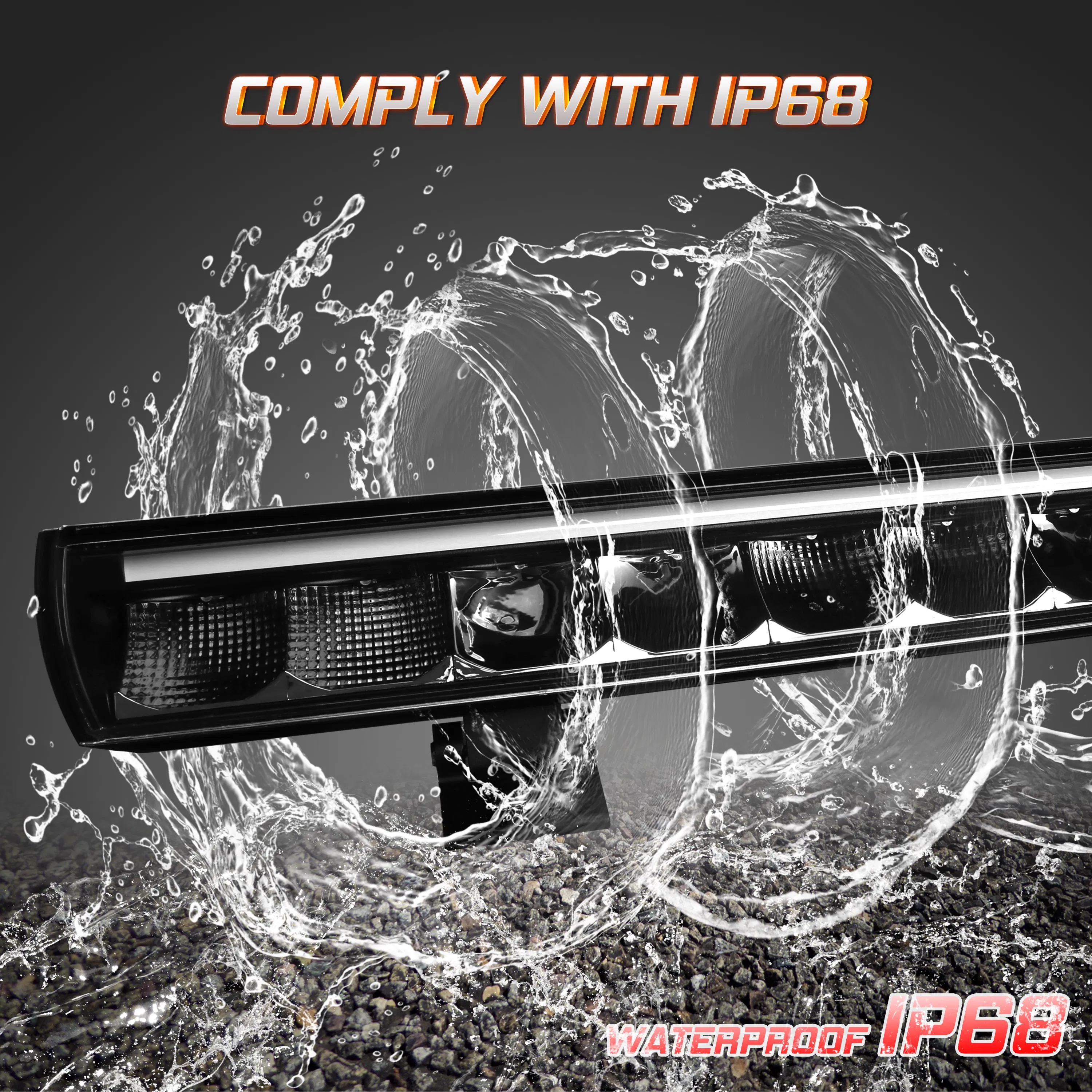 Brtledled Patent 60W LED Light Bar Screwless Offroad Car Headlights ATV Bars 4X4 13 Inch LED Bar Offroad Lights