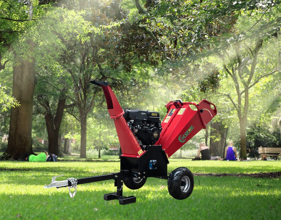 Бензиновый садовый измельчитель веток KNDMAX GC155-2