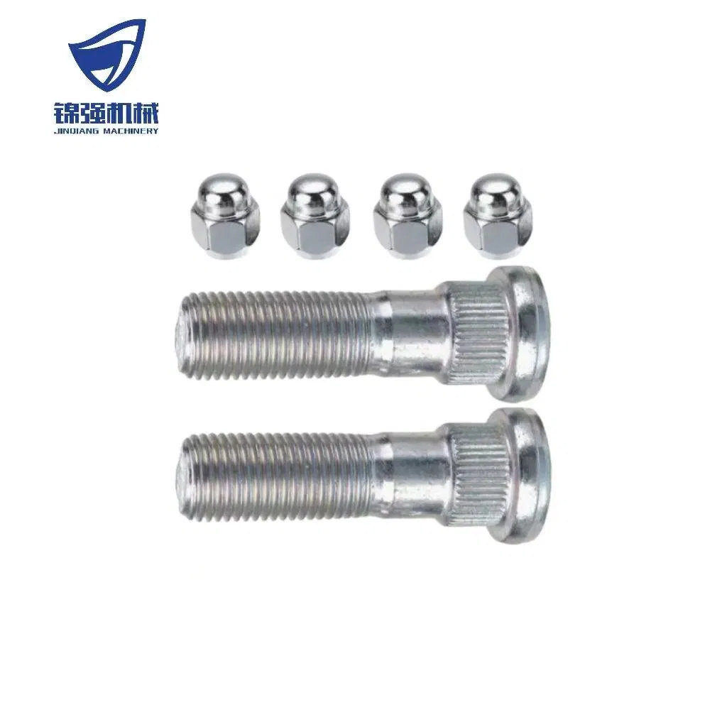 Ninggu Fastener Custom Titanium Grade Hub Bolts and Nuts New Heavy Truck Wheel Nuts for Trailers