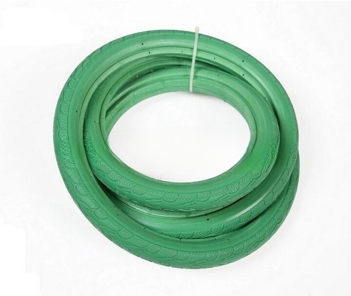 Резиновая велосипедная покрышка разноразмерная