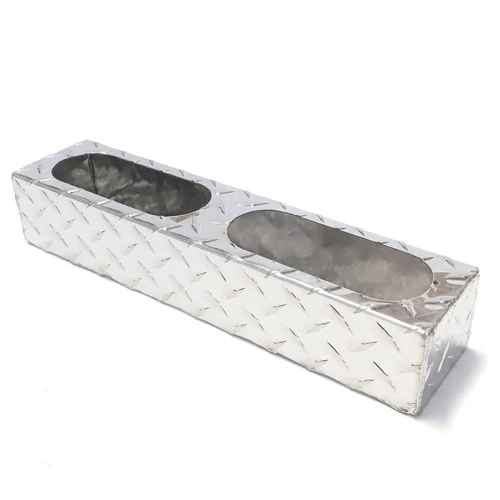 Diamond Aluminum Dual Round Truck Light Box with 2mm Thickness Used on Roll off Truck