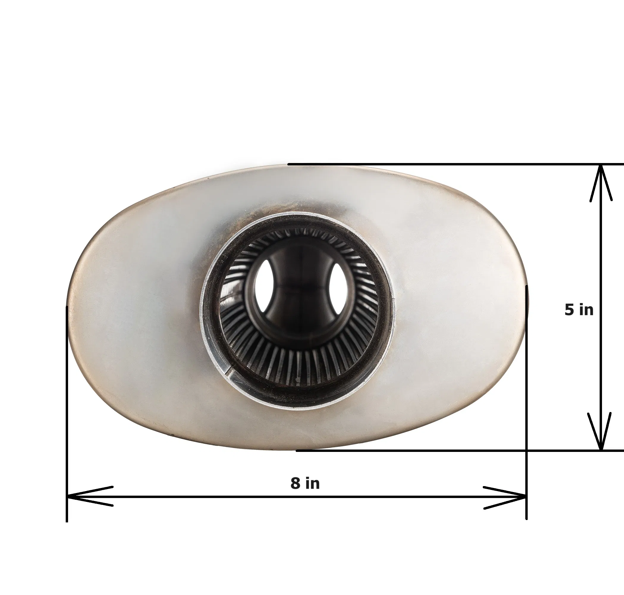 Глушитель выхлопной MAX-569537 2.5 дюйма, нержавеющая сталь