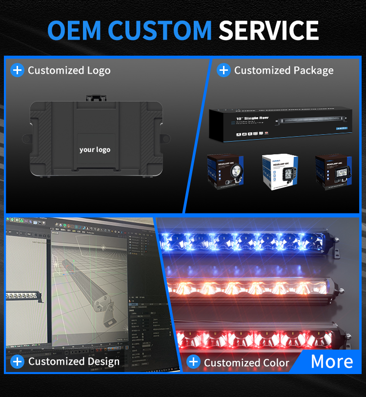 Aurora Universal 8 Gang Switch Panel Marine Boat SUV ATV UTV Truck 4X4 12V 24V Offroad LED Switch Panel Circuit Control Box