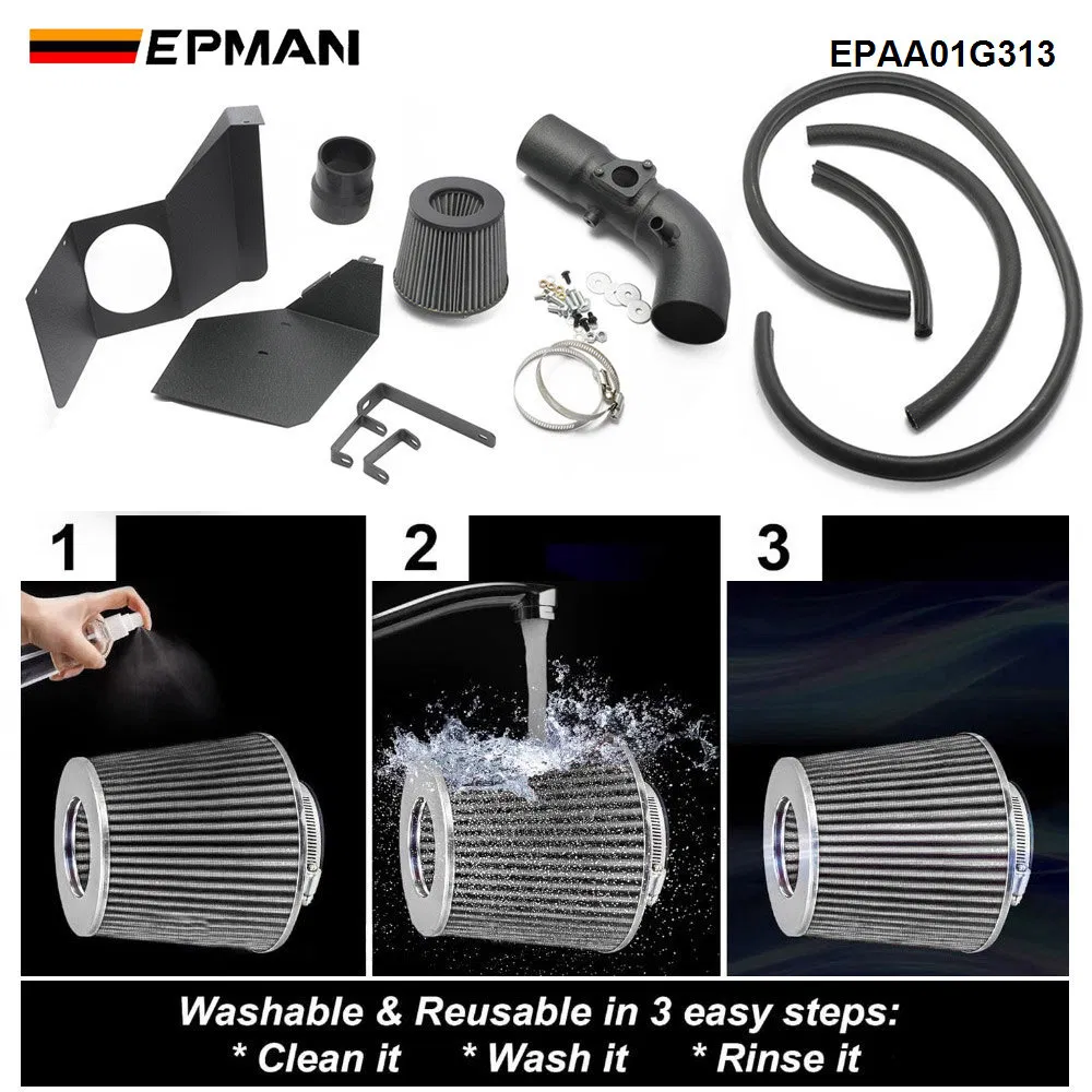 Epman Cold Air Intake System with Heat Shield for Toyota Corolla 09-17/ for Scion Im 1.8L 16-17 Epaa01g313