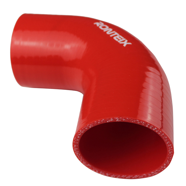 Black 3 3/4"-3.75" 90 Degree Elbow Coupler Silicone Rubber Hose